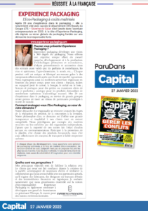 article experience packaging capital